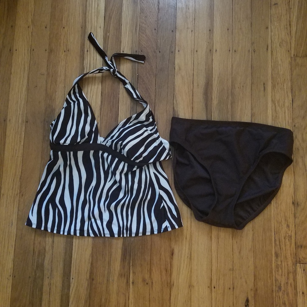Women's Two-Piece Speedo Bathing Suit